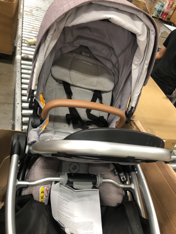 Photo 2 of Maxi-Cosi Zelia™²Max 5-in-1 Modular Travel System, Baby Travel System, Infant Car Seat & Stroller Combo, Topia Tan
