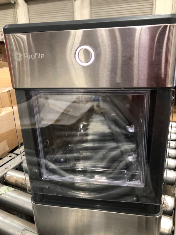 Photo 5 of GE Profile Opal | Countertop Nugget Ice Maker | Portable Ice Machine Makes up to 24 lbs. of Ice Per Day | Stainless Steel Finish