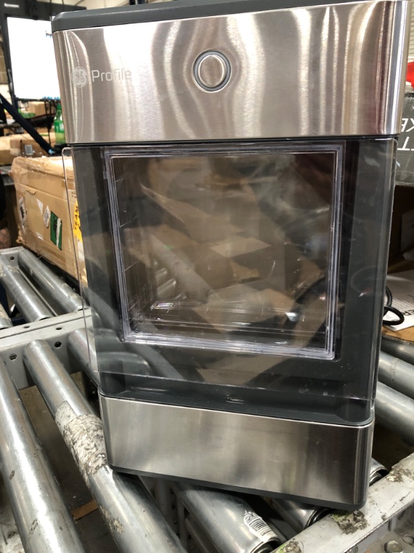 Photo 2 of GE Profile Opal | Countertop Nugget Ice Maker | Portable Ice Machine Makes up to 24 lbs. of Ice Per Day | Stainless Steel Finish