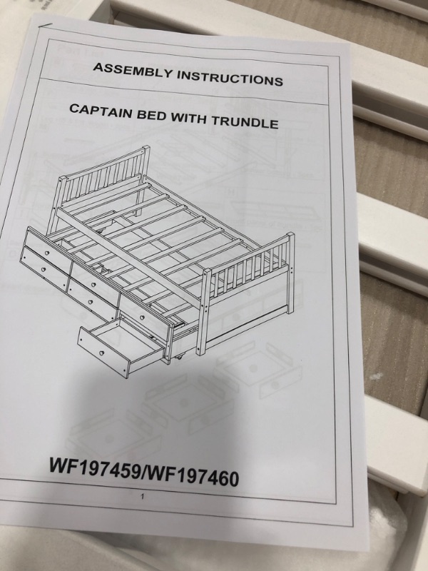 Photo 2 of ***BOX ONE OF TWO*** Twin Captain's Bed Bunk Bed