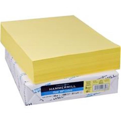 Photo 1 of Hammermill Fore MP Colors Paper, 8-1/2" X 11", 20 Lb, Canary, 500 Sheets/Ream
