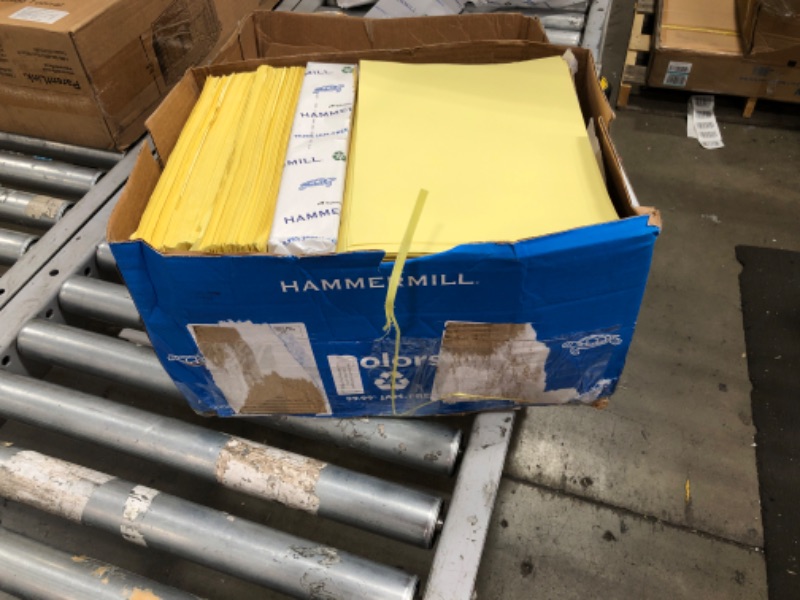 Photo 3 of Hammermill Fore MP Colors Paper, 8-1/2" X 11", 20 Lb, Canary, 500 Sheets/Ream
