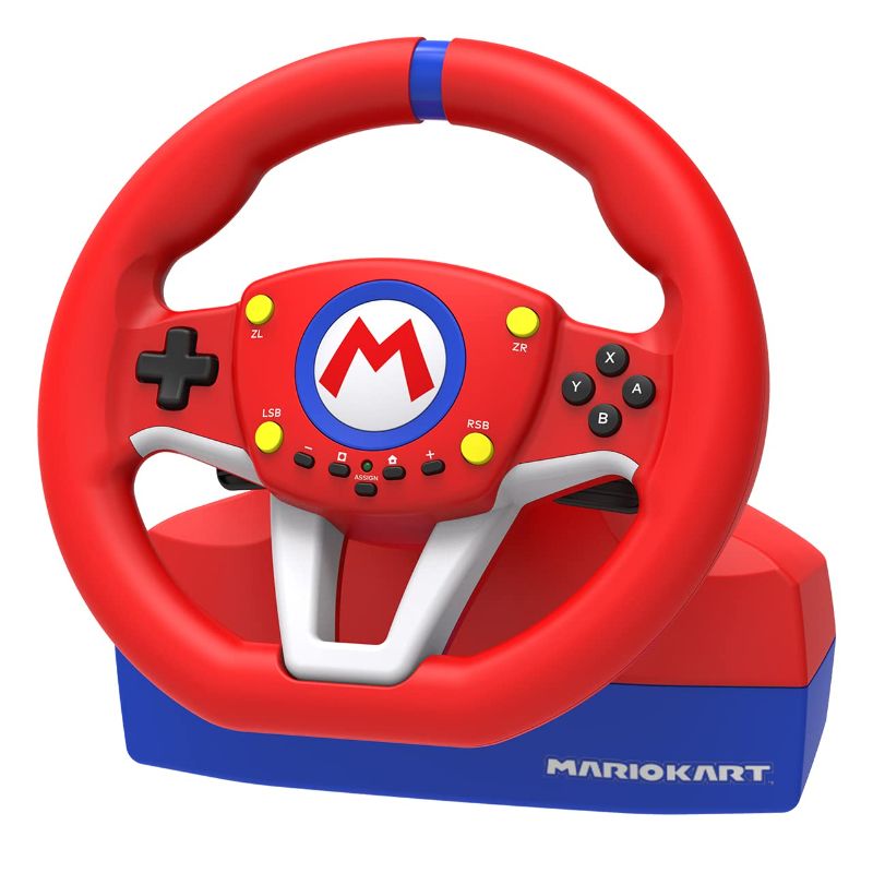 Photo 1 of Hori Nintendo Switch Mario Kart Racing Wheel Pro Mini By - Officially Licensed By Nintendo - Nintendo Switch