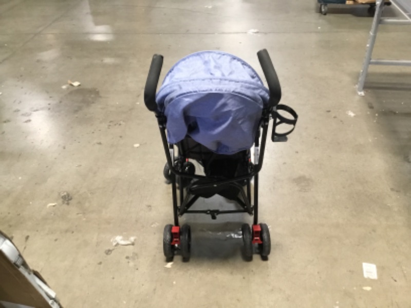 Photo 1 of Dream On Me, Vista Moonwalk Stroller Light Weight Infant Stroller with Compact Fold Multi-Position Recline Canopy with Sun Visor Perfect for Traveling Theme Parks, Blue
