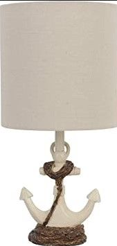 Photo 1 of Jimco Lamp Company Cream Anchor Accent LAMP, Cream, White
