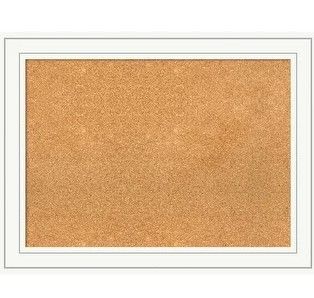 Photo 1 of  Cork Bulletin Board, 37" x 26", White  MDF Frame,
