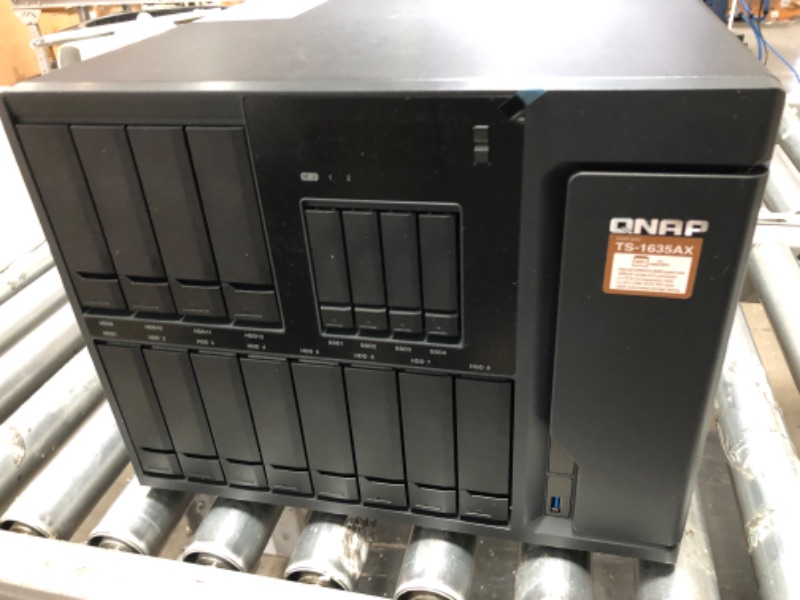 Photo 6 of QNAP TS-1635AX-8G SAN/NAS Storage System
