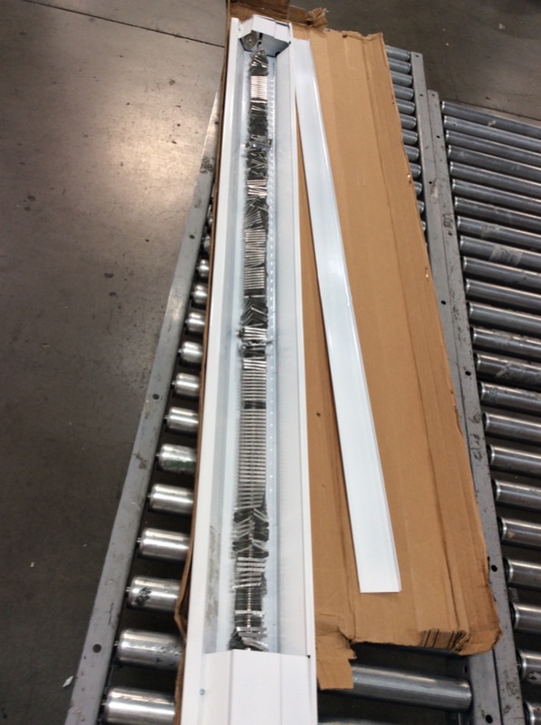 Photo 2 of *Major damage*
72 in. 240/208-volt 1,500/1,125-watt Electric Baseboard Heater in White
