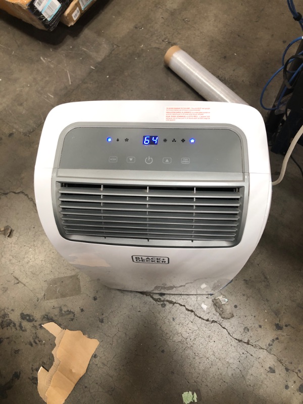 Photo 2 of ***PARTS ONLY*** Black+decker BPACT10WT 10,000 BTU Portable Air Conditioner with Remote