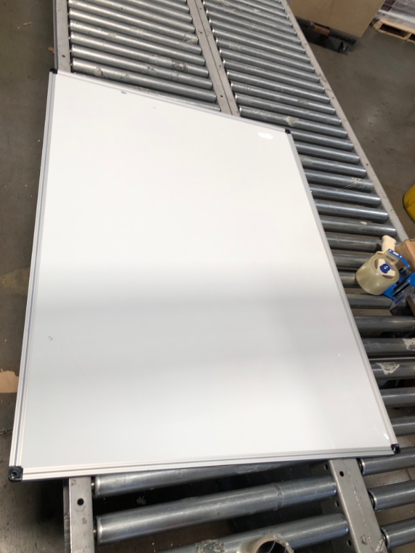Photo 1 of *Minor damage* 
Magnetic Dry Erase White Board for Wall - 48 x 36 inch Wall Mounted Magnetic Whiteboard Large - Ideal for Home to Do List, Office and School Projects 