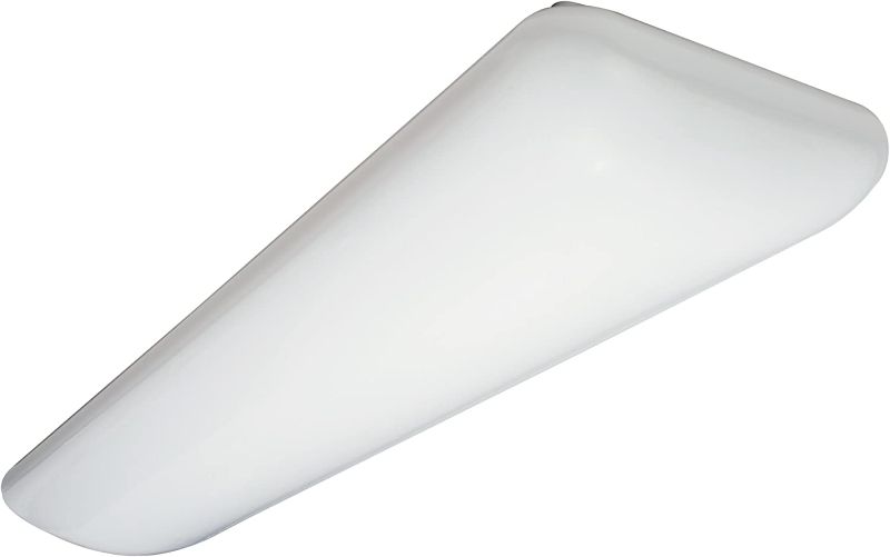 Photo 1 of Lithonia Lighting 10640RE Linear Litepuff Flush Mount Ceiling Light for Kitchen | Attic | Basement | Home
