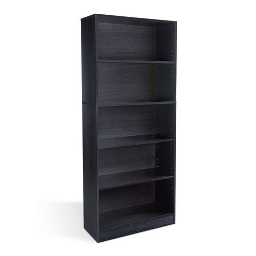 Photo 1 of Atlantic 28 X 65 Oskar Adjustable 5 Shelf Bookcase Espresso (38408139)
