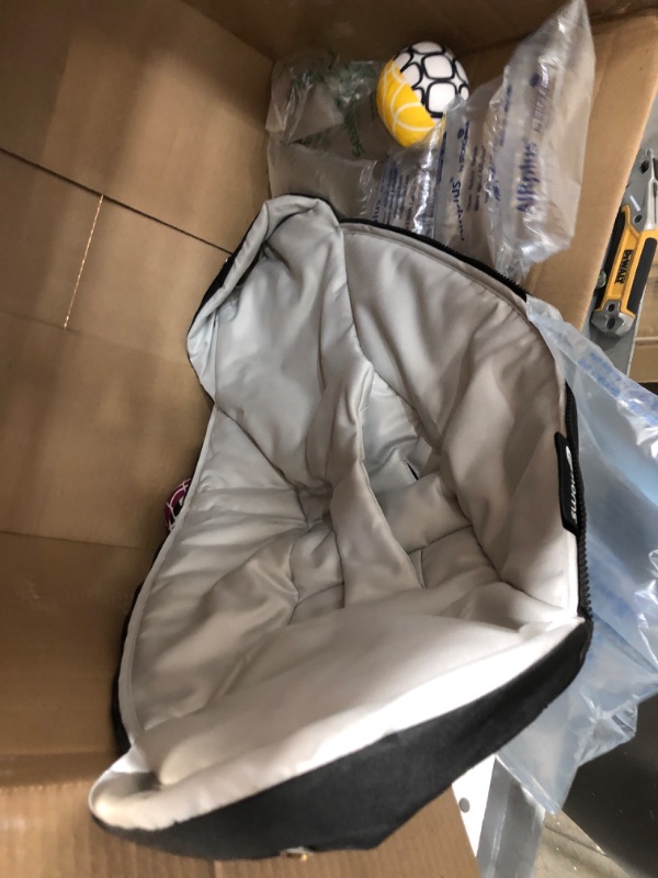 Photo 1 of 4moms mamaRoo 4 Multi-Motion Baby Swing, Bluetooth Baby Rocker with 5 Unique Motions, Nylon Fabric, Grey
