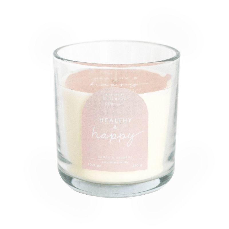 Photo 1 of 3pcks of 11oz Glass Healthy + Happy Candle - Beautifully Balanced
