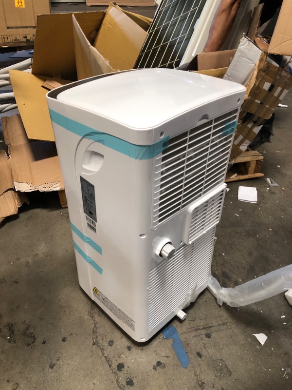 Photo 1 of Whynter ARC-102CS Compact Size 10,000 BTU Portable Air Conditioner, Dehumidifier, Fan with Carbon and SilverShield Filter for Rooms, 215 sq ft, White
