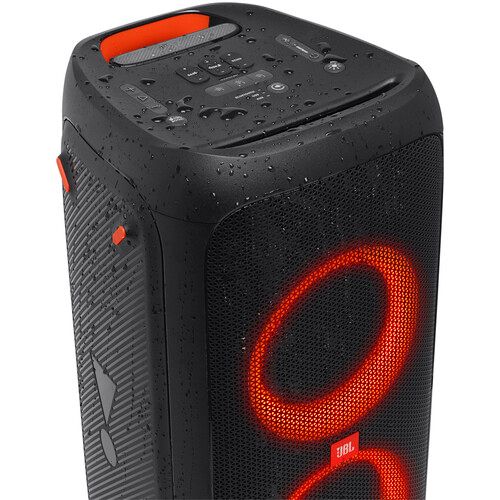 Photo 1 of (Dented FRAME) JBL Portable Bluetooth Speaker with LED Lighting, Black, JBLPARTYBOX310AM
