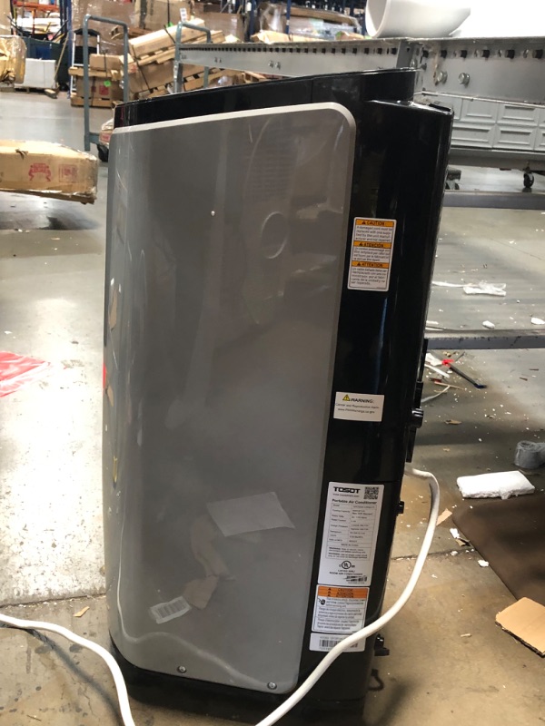 Photo 5 of ***PARTS ONLY***
  TOSOT 8,000 BTU(ASHRAE) 5,000 BTU (DOE) Portable Air Conditioner Quiet, Remote Control, Built-in Dehumidifier, Fan, Easy Window Installation Kit - Cool Rooms Up to 300 Square Feet