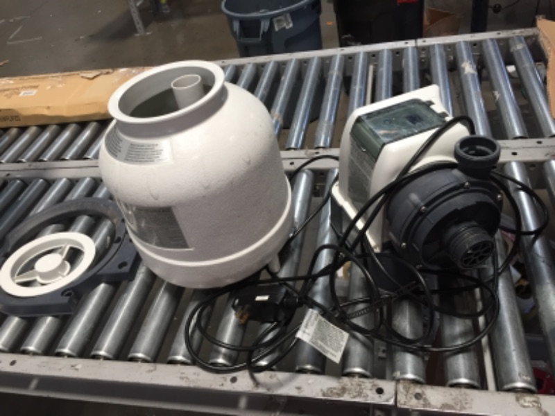 Photo 5 of (PARTS ONLY) Intex 26651EG 3000 GPH Above Ground Pool Sand Filter Pump with Automatic Timer 12"