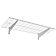 Photo 1 of (PATS ONLY) NWire Wall Shelf: 48 in x 18 in, 2 Shelves, 125 lb Load Capacity per Shelf, Post, White
