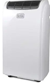 Photo 1 of BLACK+DECKER 8,000 BTU Portable Air Conditioner with Remote Control, White 26 x 16.5 x 11.5 inches

