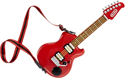 Photo 1 of Little Tikes My Real Jam Electric Guitar, Realistic Toy Guitar with Strap, Musical Instrument with 4 Play Modes, Play Any Song with Bluetooth, Gift for Kids, Toy for Boys and Girls Ages 3 4 5+
