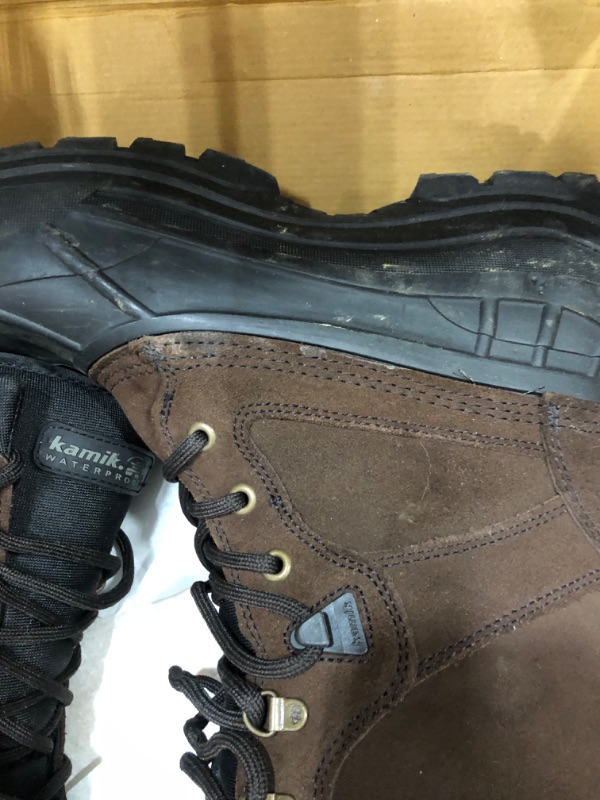 Photo 4 of Kamik Men's Nationplus Waterproof Winter Boots
 size 11 **used, minor damages**