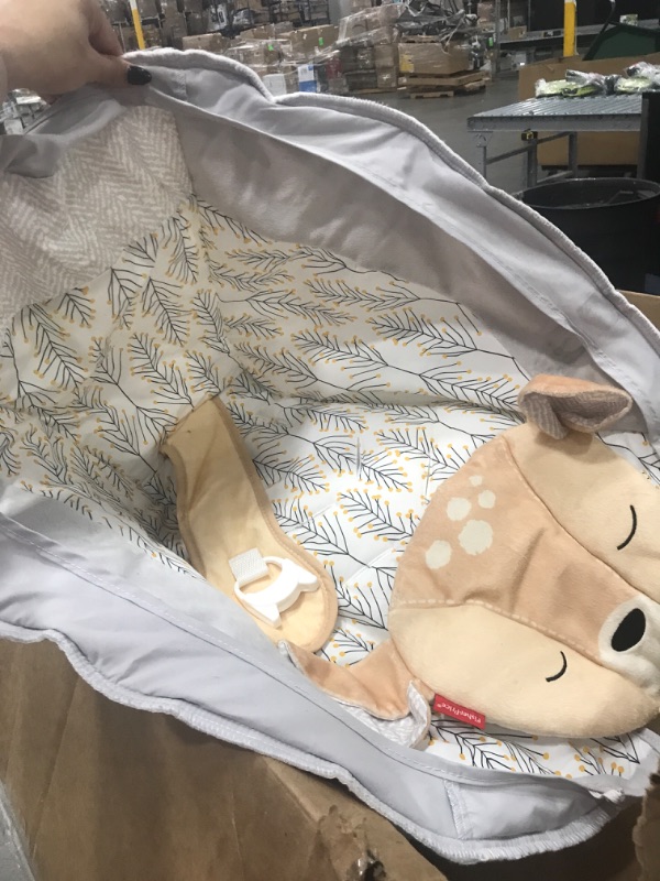 Photo 1 of Fisher-Price Fawn Meadows Deluxe Cradle 'n Swing, Dual Motion Baby Swing with Music, Sounds, and Motorized Mobile
