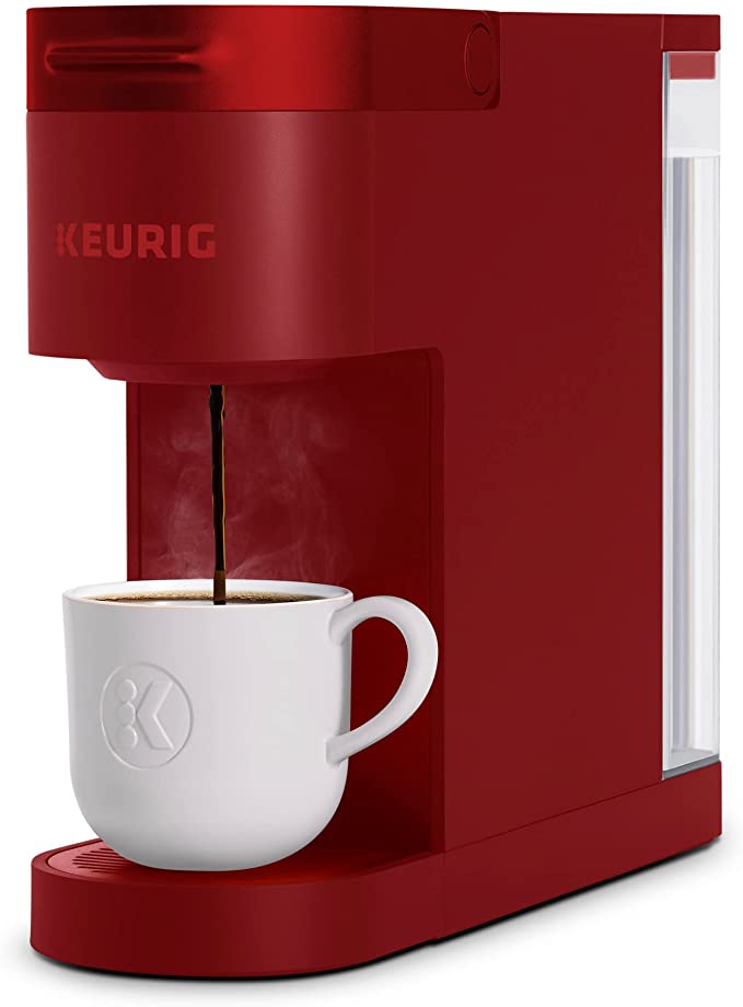 Photo 1 of Keurig K-Slim Coffee Maker, Single Serve K-Cup Pod Coffee Brewer, Multistream Technology, Scarlet Red
