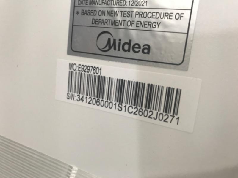 Photo 7 of Midea 8,000 BTU ASHRAE (5,300 BTU SACC) Portable Air Conditioner, Cools up to 175 Sq. Ft., Works as Dehumidifier & Fan, Remote Control & Window Kit Included
