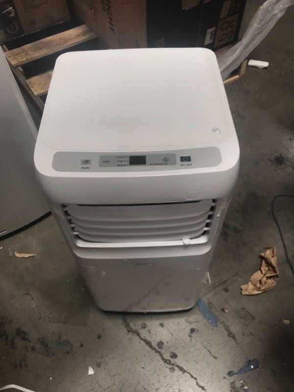 Photo 3 of Midea 8,000 BTU ASHRAE (5,300 BTU SACC) Portable Air Conditioner, Cools up to 175 Sq. Ft., Works as Dehumidifier & Fan, Remote Control & Window Kit Included
