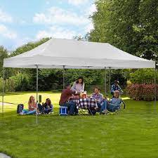 Photo 1 of 10x20 ft Outdoor Canopy Tent, Pop up Canopy Tent Portable Shade Instant Folding Canopy
