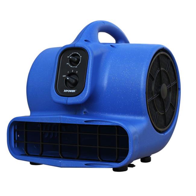 Photo 1 of ***NON-FUNCTIONAL PARTS ONLY***
XPOWER X-430TF 1/3 Horsepower 3 Speed Utility Floor Fan Blower with Timer Blue
