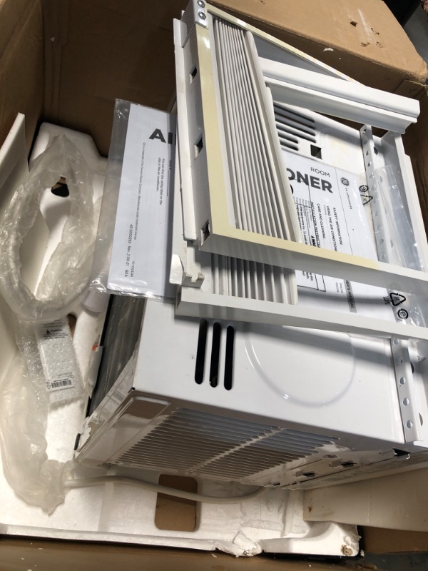 Photo 3 of ***PARTS ONLY***
GE Window Air Conditioner 8000 BTU, Wi-Fi Enabled, Energy-Efficient Cooling for Medium Rooms, 8K BTU Window AC Unit with Easy Install Kit, Control Using Remote or Smartphone App
