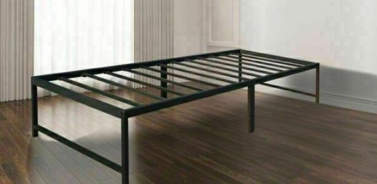 Photo 1 of 14 Inch Platform Bed Frame TWIN 73"x37"x14"
