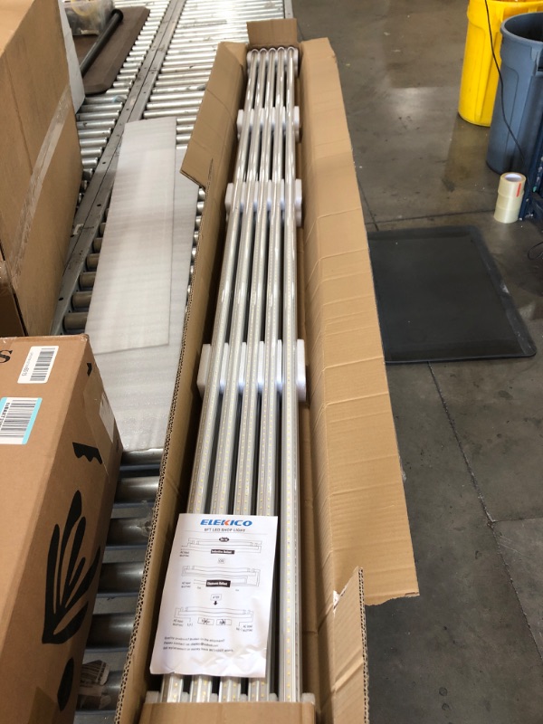 Photo 2 of 8ft LED Shop Light - 90W 11000lm 5000K, 8 Foot Led Shop Light Fixture, V Shape Bulbs for Garage, 8 ft Led Lights, Plug and Play (10 Pack)