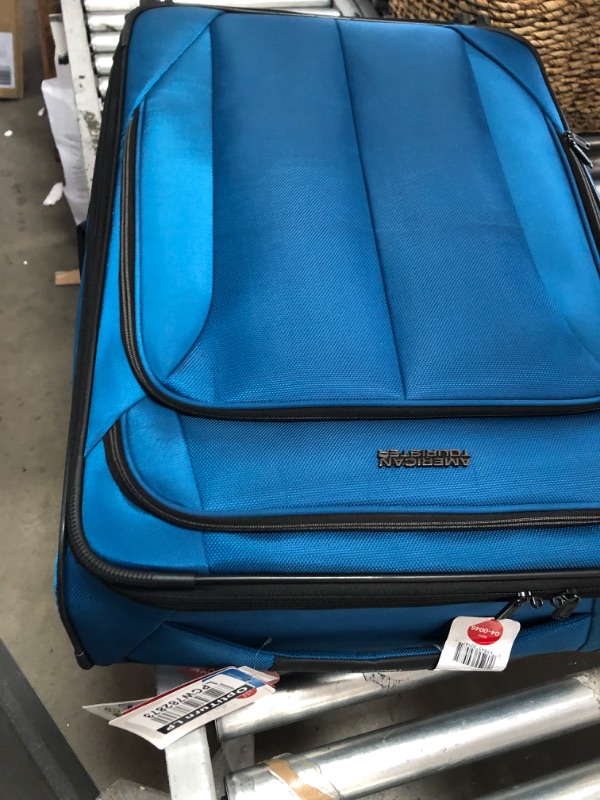 Photo 4 of American Tourister Phenom Softside Medium Checked Spinner Suitcase

