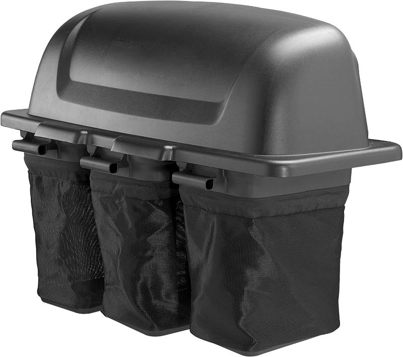 Photo 1 of 543ST 960730026 3 Bin Soft-Sided Grass Bagger: Fits 54-Inch Poulan Pro Riding Mowers
