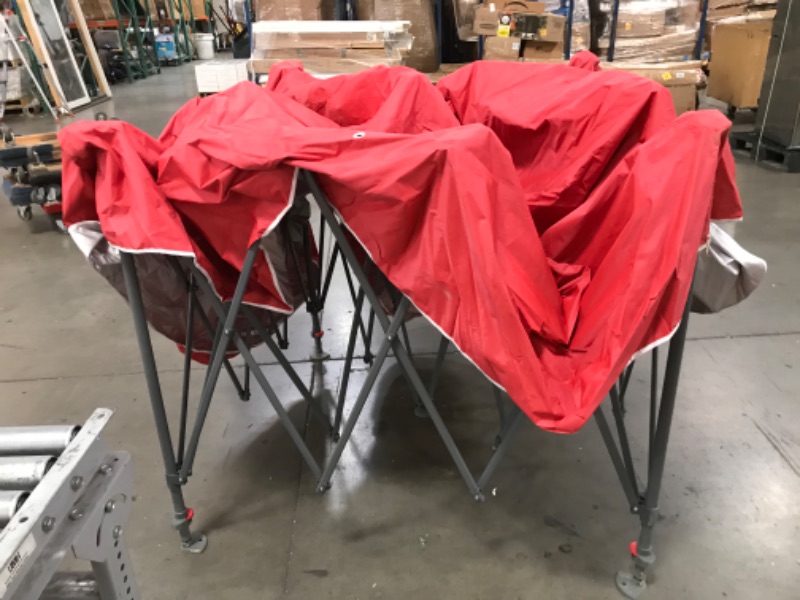 Photo 2 of (BENT INNER FRAME) Everbilt 10 ft. x 10 ft. Red Instant Canopy Pop Up Tent
