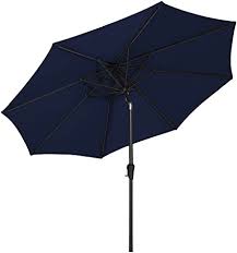 Photo 1 of (CRACKED TOP) MEWAY 10ft Patio Umbrella, Navy