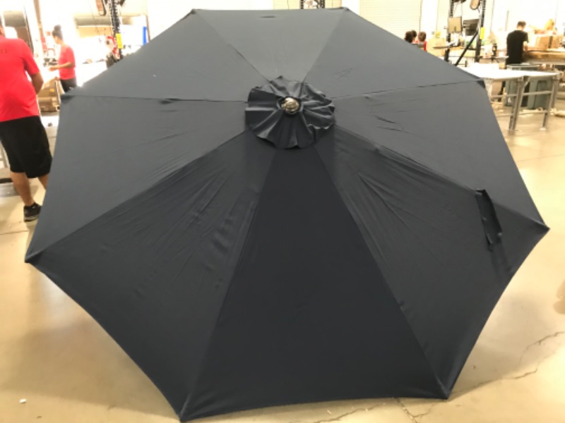 Photo 5 of (CRACKED TOP) MEWAY 10ft Patio Umbrella, Navy