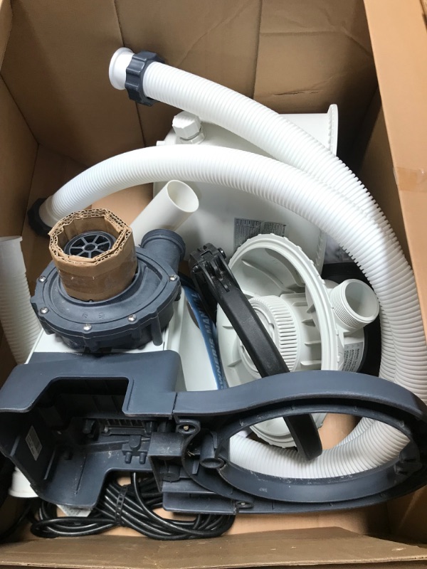 Photo 5 of (NOT FUNCTIONAL) INTEX 26647EG SX2800 Krystal Clear Sand Filter Pump for Above Ground Pools, 14in