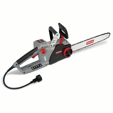 Photo 1 of (LOOSE CHAIN; CRACKED HANDLE END) Oregon CS1500 18 in. 15 Amp Self-Sharpening Electric Corded Chainsaw
