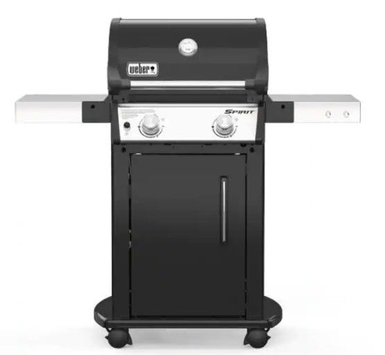 Photo 1 of (DAMAGED WHEELS; DENTED/SCRATCHED BASE) Weber Spirit E-215 2-Burner Liquid Propane Gas Grill in Black