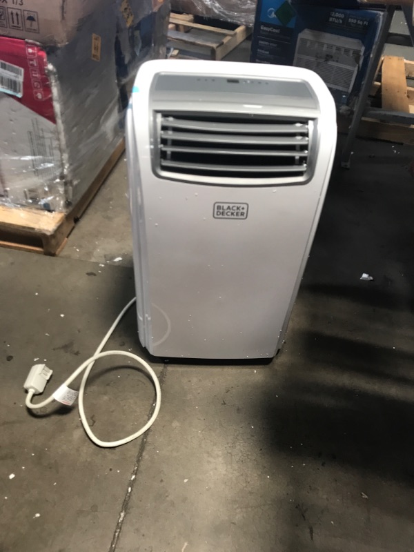 Photo 5 of BLACK+DECKER 8,000 BTU DOE (14,000 BTU ASHRAE) Portable Air Conditioner with Remote Control, White