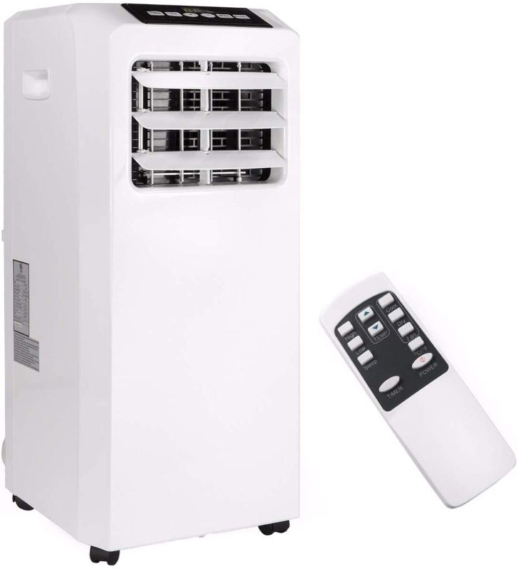 Photo 1 of (missing parts) 8,000 BTU 4in1 Portable Air Conditioner Dehumidifier Fan A/C Cooling for Rooms up to 500 Sq. ft with Remote Control Kit