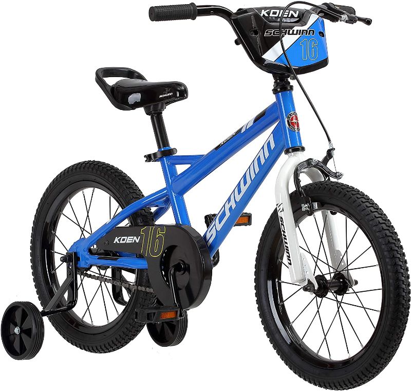 Photo 1 of Schwinn Koen & Elm Toddler and Kids Bike, 16-Inch Wheels, Training Wheels Included, Boys and Girls Ages 2-9 Years Old
