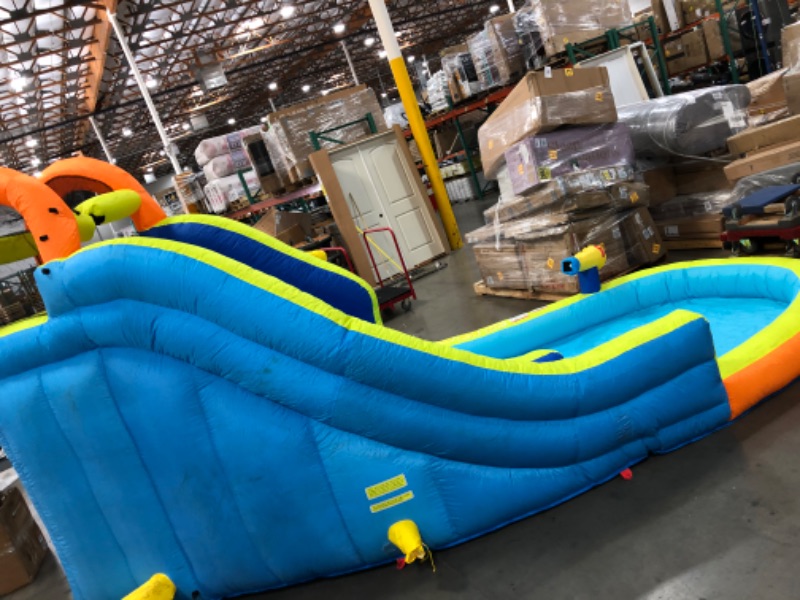 Photo 4 of (used) anzai Big Blast Water Park, Length: 14 ft 5 in, Width: 10 ft 7 in, Height: 7 ft 11 in, Inflatable Outdoor Backyard Water Slide Splash Bounce Climbing Toy