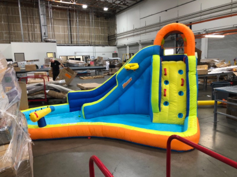 Photo 5 of (used) anzai Big Blast Water Park, Length: 14 ft 5 in, Width: 10 ft 7 in, Height: 7 ft 11 in, Inflatable Outdoor Backyard Water Slide Splash Bounce Climbing Toy