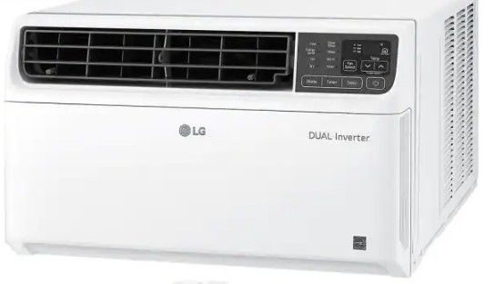 Photo 1 of (damaged motor)14,000 BTU 115V Dual Inverter Window Air Conditioner with Wi-Fi Control - LG LW1517IVSM