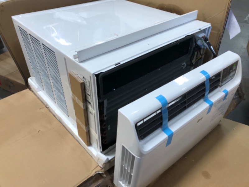 Photo 1 of (damaged motor)14,000 BTU 115V Dual Inverter Window Air Conditioner with Wi-Fi Control - LG LW1517IVSM